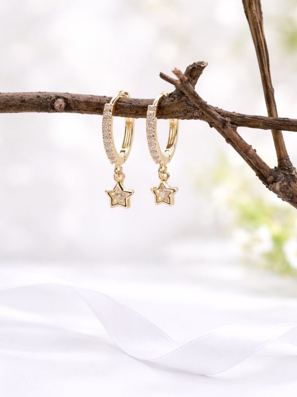 Gold filled hoops